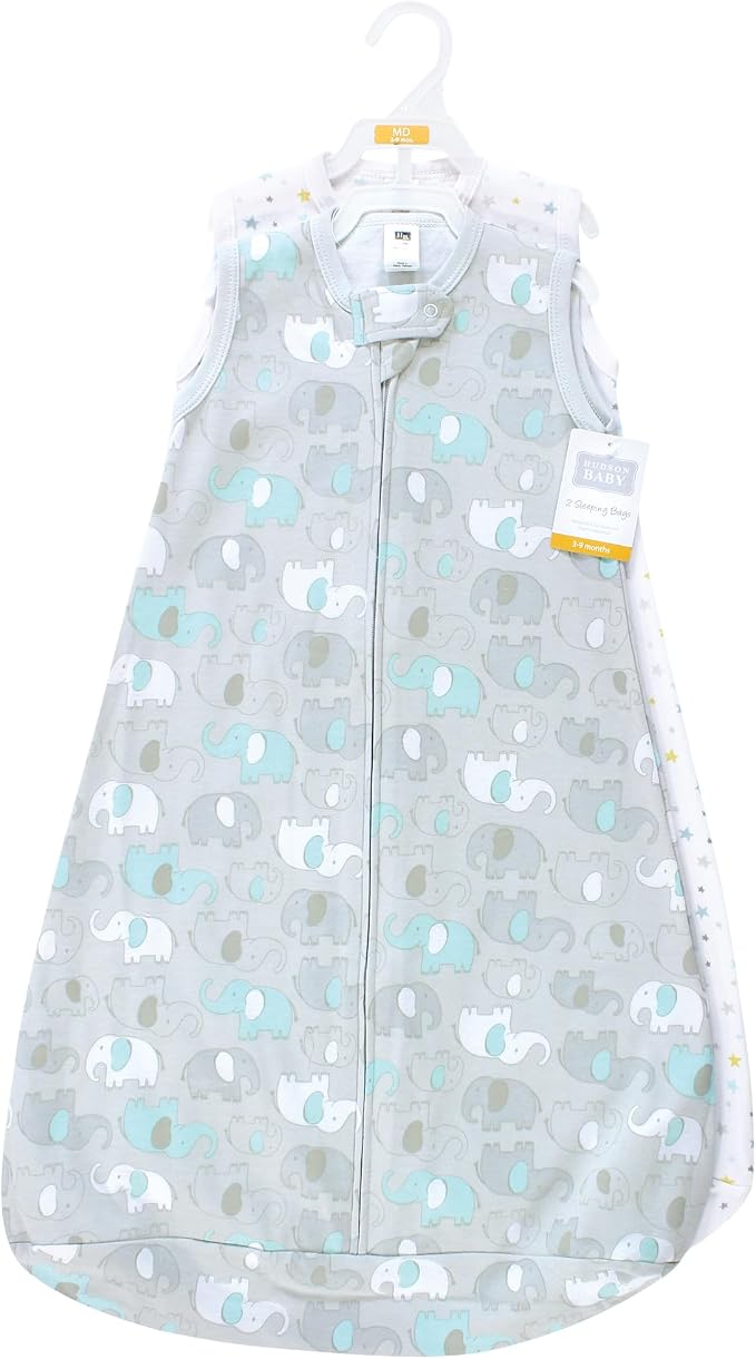 Hudson Baby Unisex Baby Cotton Long-Sleeve Wearable Sleeping Bag - Image 2