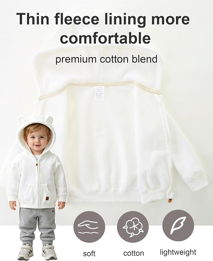 Baby Boy Clothes Jackt Girl Baby Hoodie Coat Outerwear Fall Spring | Baby Boy - Image 4