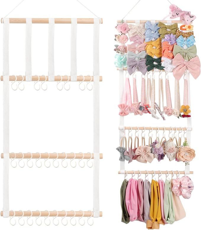 POVETIRE Headband Holder Hair Bows Organizer by POVETIRE