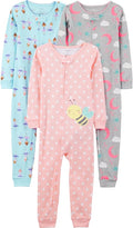 Simple Joys by Carter's Babys' 3 pack Snug Fit Footless Cotton Pajamas by SimpleJoysbyCarters