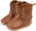 HsdsBebe Baby Boys Girls Western Cowboy Boots Infant Moccasins High Top Booties by HsdsBebe