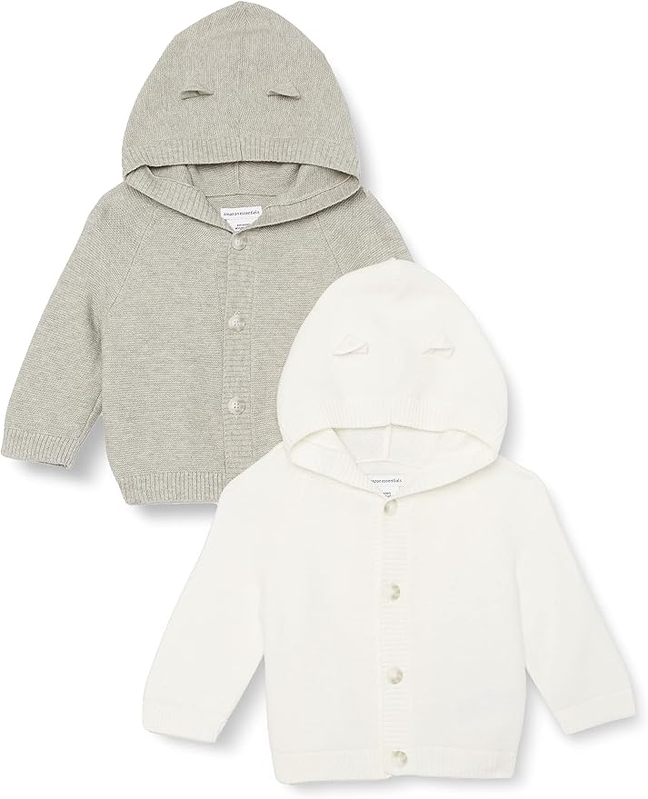 Amazon Essentials Unisex Babies' Long Sleeve Hooded Sweater by AmazonEssentials