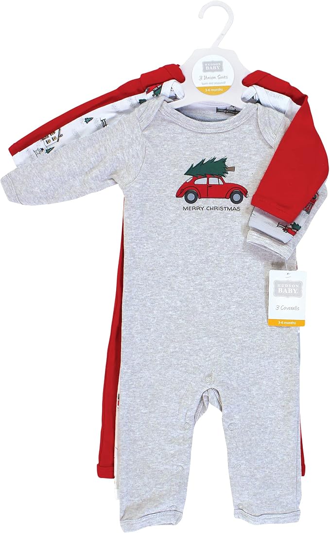Hudson Baby unisex-child Cotton Coveralls - Image 2