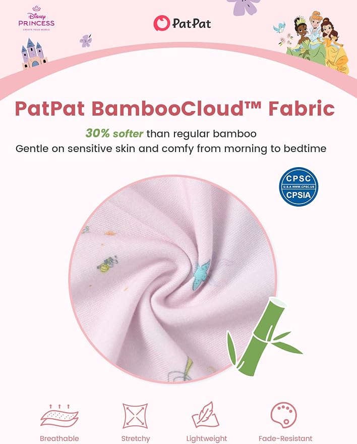 Disney Baby Viscose Made from Bamboo 3-Pack Bodysuits Set Newborn to Infant - Image 6
