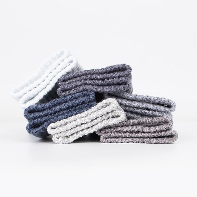 bistyle Baby Grip Ankle Socks 6 Pairs | Newborn Infant Toddlers Sock Organic - Image 8