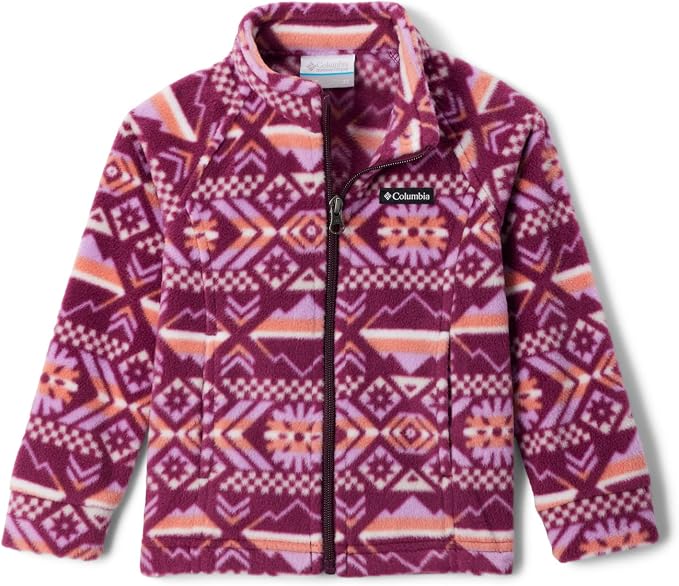 Columbia Youth Girls Benton Springs II Printed Fleece Jacket by Columbia