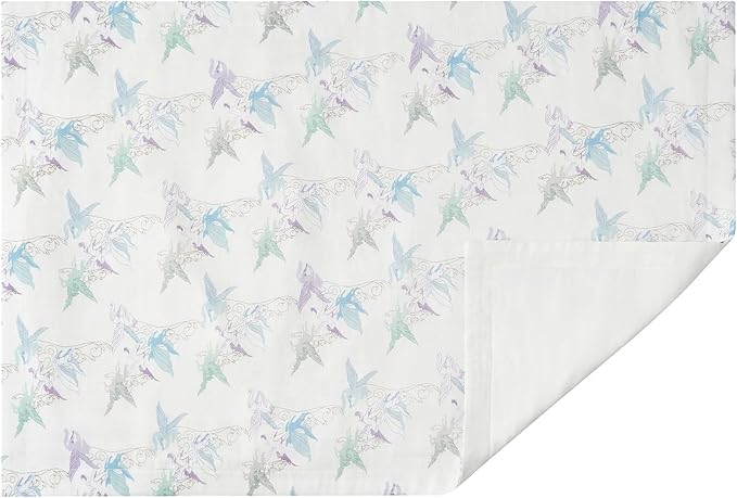 Nest Designs Toddler Pillow with Bamboo Viscose Pillowcase - Cloud Ponies, Medium