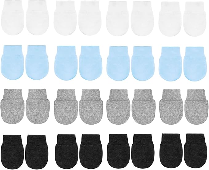 No Scratch Baby Mittens, Newborn Infant Toddler Mittens | Soft Elastic Wrist by toresper