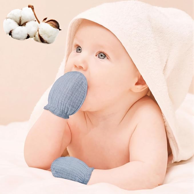 Baby Mittens Newborn No Scratch 0-6 Months - Image 5