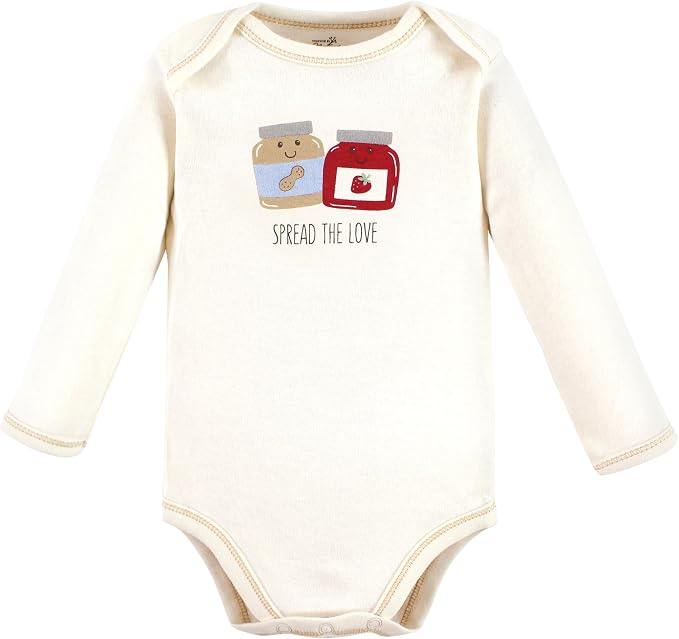 Touched by Nature Unisex Baby Organic Cotton Long-Sleeve Bodysuits - Image 4