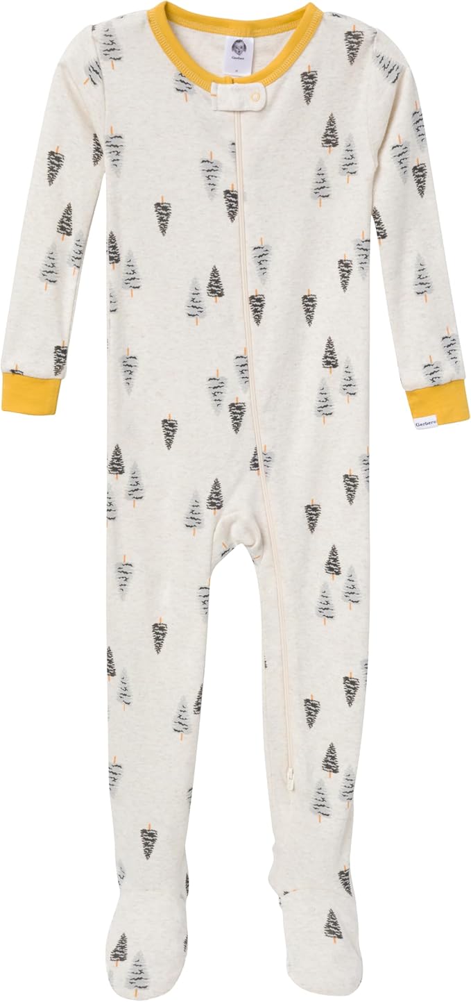 Gerber Baby Boys 4-Pack Footed Pajamas - Image 2