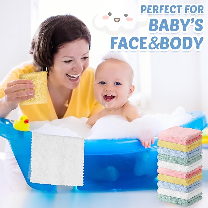 Newwiee 50 Pack Baby Burp Cloths 20"x10" - Image 5