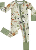 pureborn Baby Sleeper Viscose from Bamboo Zipper Footies Pjs 0-24 Months | by pureborn