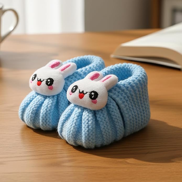 Infant Baby Boys Girls Knitted Booties Soft Cute First Walking Socks Shoes | - Image 6