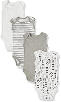 HonestBaby baby-boys Sleeveless Bodysuits One-piece 100% Organic Cotton by HonestBaby