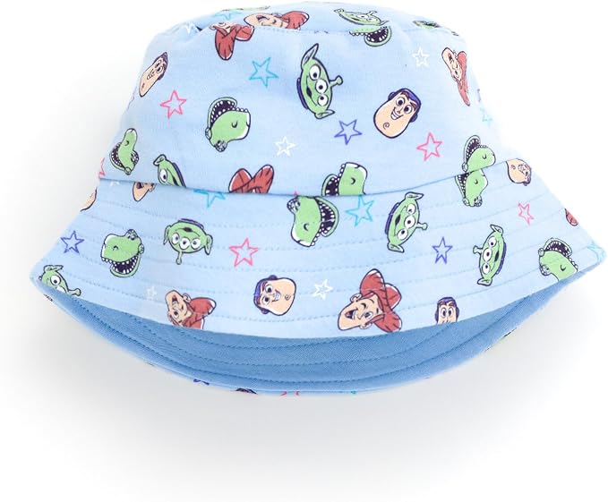Disney Baby Boys' 2-Piece Romper and Bucket Hat Set Newborn to Infant - Image 6