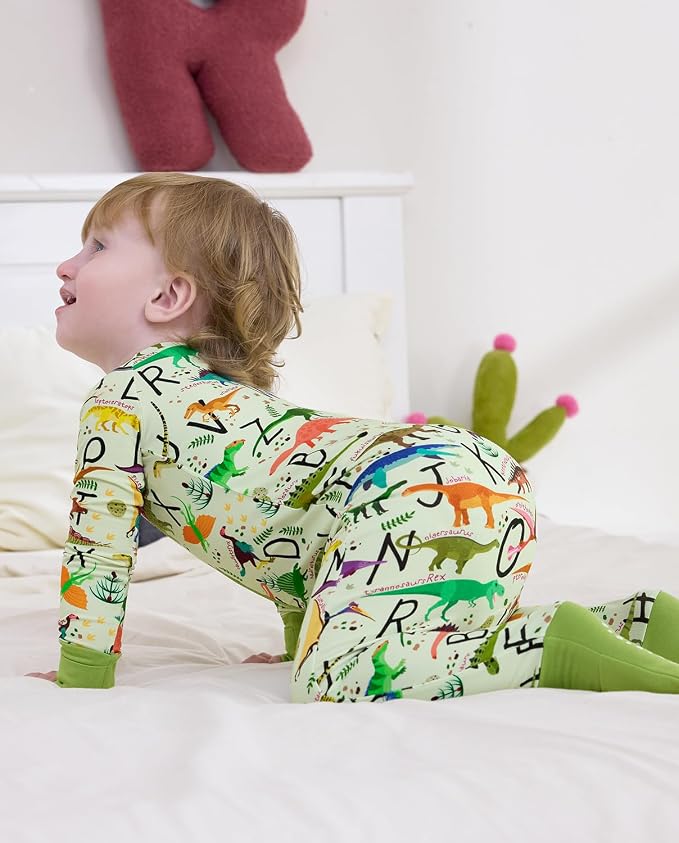 babee Reshinee Bamboo Viscose Baby Footie Pajama, Zipper Sleeper Boys Girls | - Image 6