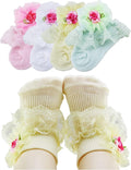 PrinceSasa Little Baby Girl Princess Lace Ruffles Socks Set by PrinceSasa