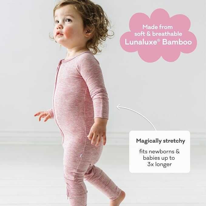 Little Sleepies Pajamas for Baby Boys & Girls, Viscose from Bamboo Baby Pajamas - Image 5