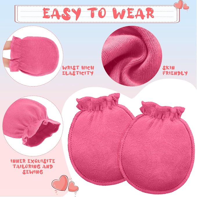 20 Pairs Newborn Baby 0-6 Months No Scratch - Image 5