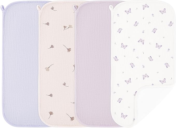 Susurration Muslin Burp Cloths, Soft Baby Burping Cloths by Susurration