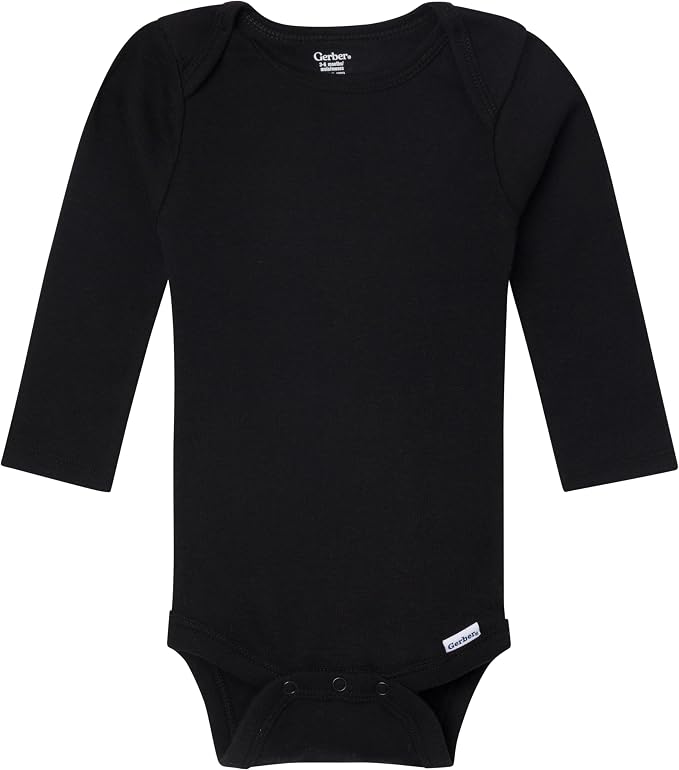 Gerber Baby 6 Pack Long-sleeve Onesies Bodysuit - Image 5