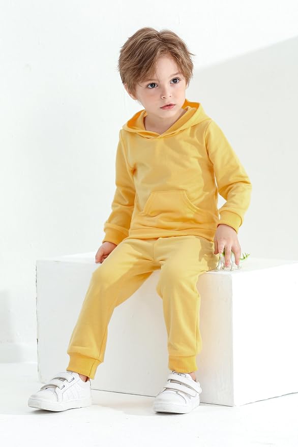 Happy Town Baby Fall Outfits for Girl Boy Long Sleeve Hoodie Top and Long - Image 6