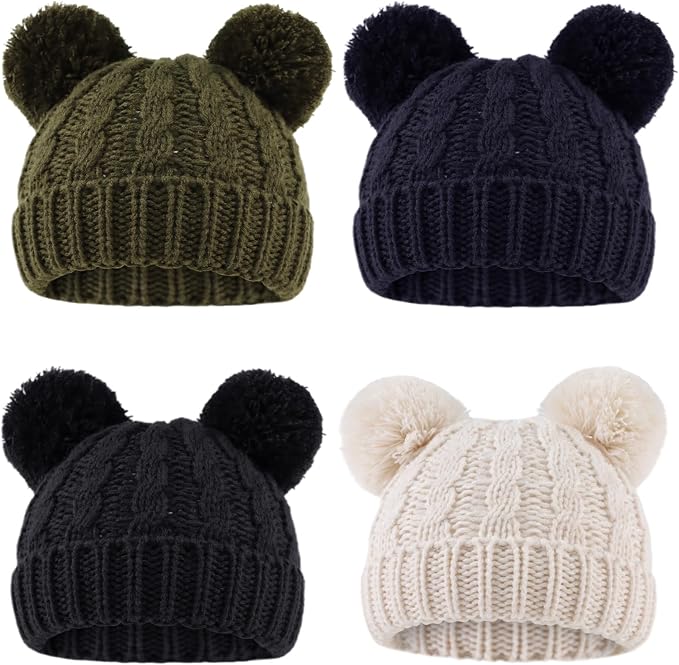 Yuoahcn Baby Girl Beanie Winter Baby Boy Hat Pom pom Warm Infant Toddler Cold by Yuoahcn