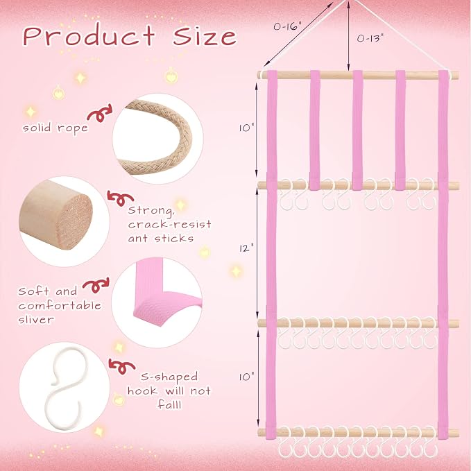 POVETIRE Headband Holder Hair Bows Organizer - Image 3