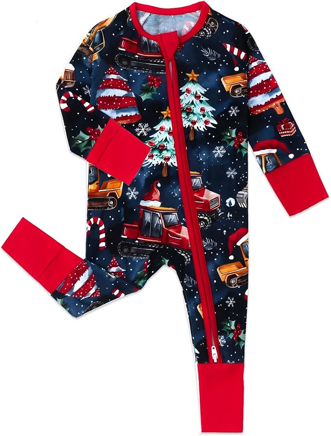 Baby Viscose of Bamboo Convertible Footie Pajamas by Cabahata