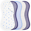 Tom Tom's Kids + Baby Organic Baby Burp Cloths 5 Pack by TomTomsKidsBaby