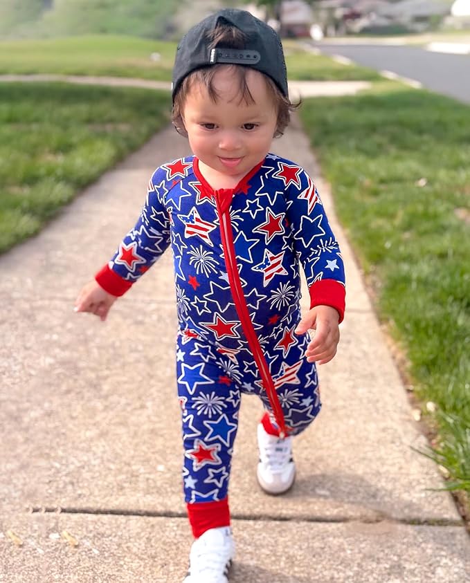 babee Reshinee Bamboo Viscose Baby Footie Pajama, Zipper Sleeper Boys Girls | - Image 5