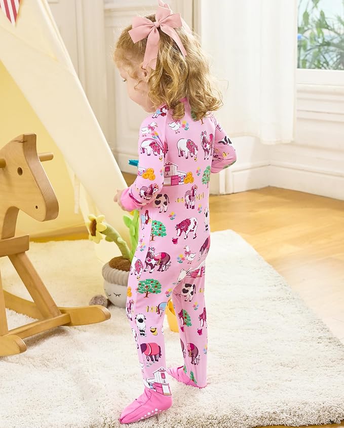 babee Reshinee Viscose derived from bamboo Baby Pajamas Convertible Footie - Image 9