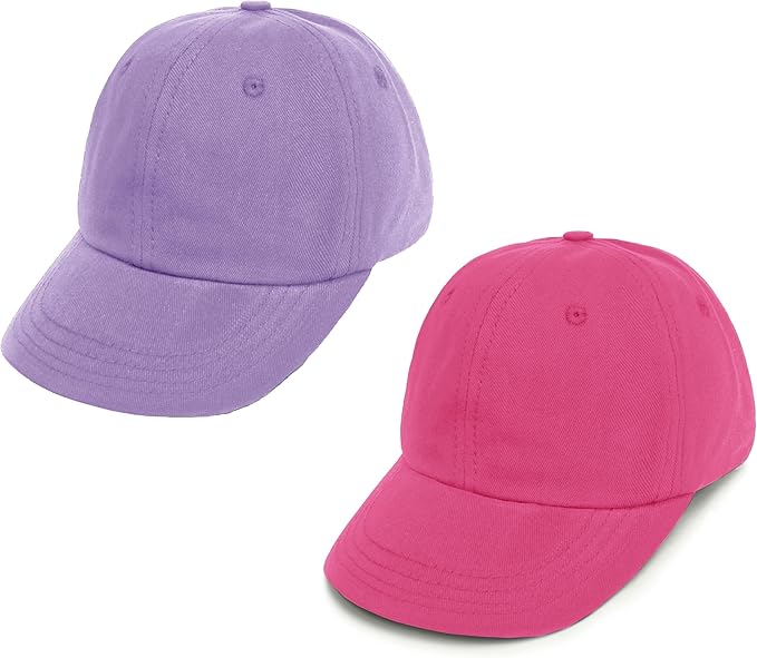2 Packs Toddler Boys Girls Baseball Summer Hat Kids Baseball Cap Baby Sun Hat - Image 5