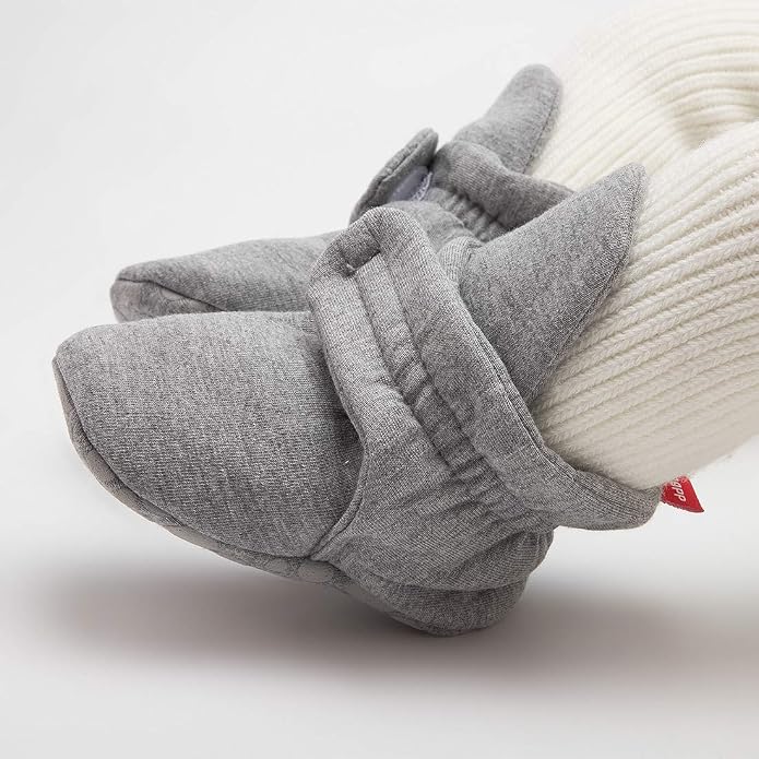 Infant Baby Boys Girls Cozy Fleece Booties Stay on Slippers Non Slip Soft - Image 2