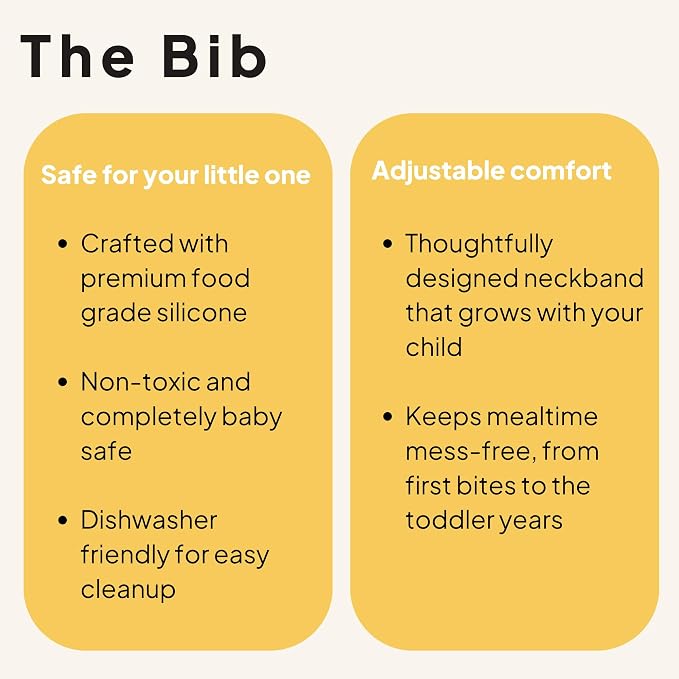 Kaya Silicone Baby Bib Pack of 2, BPA-Free Waterproof Food Catcher, Adjustable - Image 9