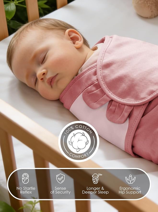 Newborn Swaddle Blanket Wrap 0-3 Months - Image 4