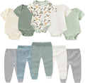BIGBIGKISS Baby Bodysuit and Pant Set 10Pcs Baby Boy Girl Clothes Outfits | by BIGBIGKISS