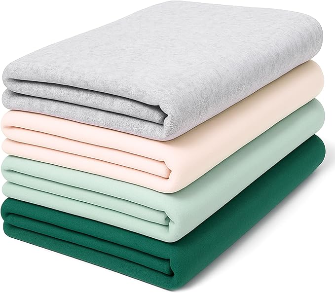 4-Pack Stretchy Swaddle Blankets, 47x47 Baby Receiving Blankets | Soft by littogoose