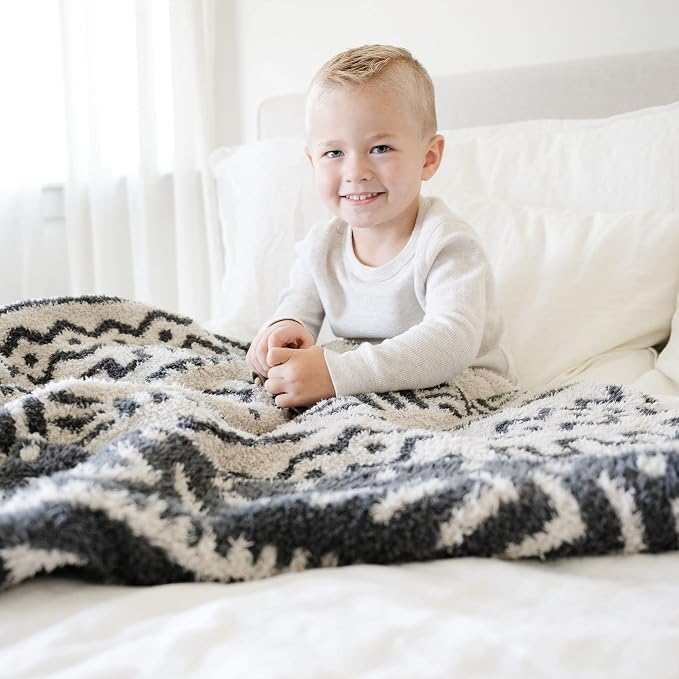 Saranoni Bamboo Receiving Blanket Mudcloth Baby - Image 5
