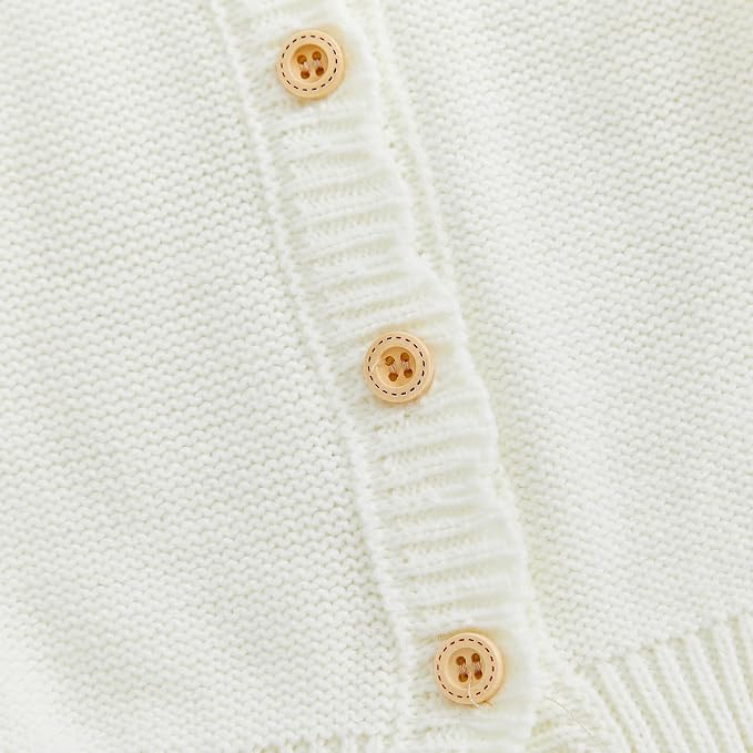 Baby Girl Cardigan Long Sleeve Button Up Sweater Toddler Girl Fall Outfits - Image 6