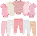 BIGBIGKISS Baby Bodysuit and Pant Set 10Pcs Baby Boy Girl Clothes Outfits | by BIGBIGKISS