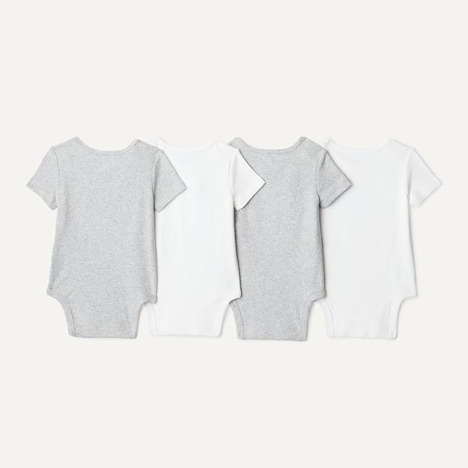 Amazon Essentials Unisex Babies' Short-Sleeve Bodysuits - Image 3