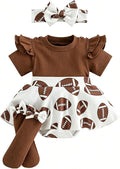 Giraropa Newborn Baby Girl Clothes Smocked Bubble Romper Dress + Socks + by Giraropa