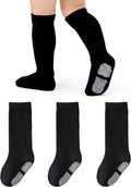 Baby Knee High Socks Toddler Seamless Cotton Non Slip Long Socks 3/5 Pairs by Miniangel