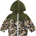 Toddler Baby Boy Windbreaker Jacket Camo Zipper Hooded Rain Coat by Unknown