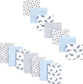 Hudson Baby Unisex Baby Cotton Flannel Burp Cloths and Receiving Blankets by HudsonBaby