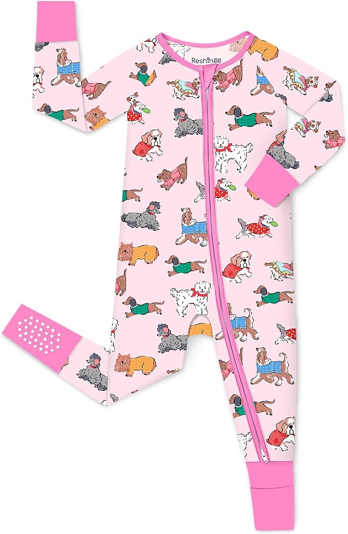 babee Reshinee Viscose Derived from Bamboo Baby Footie Pajamas Convertible by babeeReshinee
