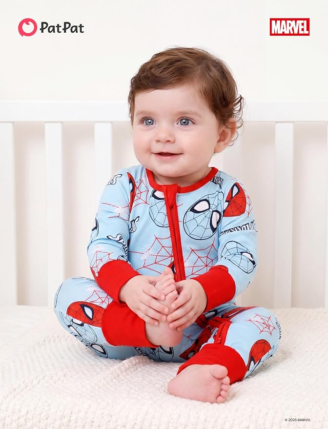 Disney Baby Viscose Made from Bamboo 2-Way Zipper Footie Outfit NB to Inf - Image 2