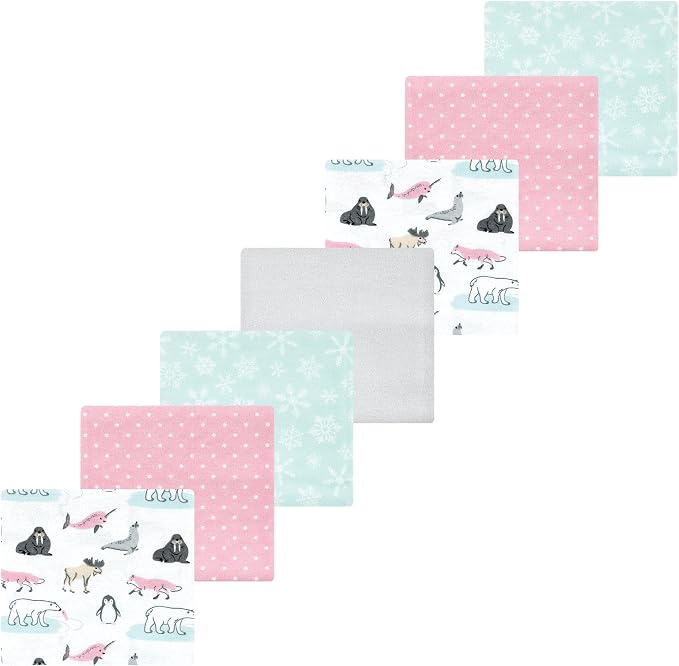 Luvable Friends Little Treasure Flannel Receiving Blankets 7pk by Luvable+Friends